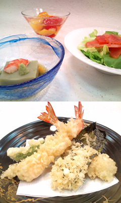 会席おしながき 4200円